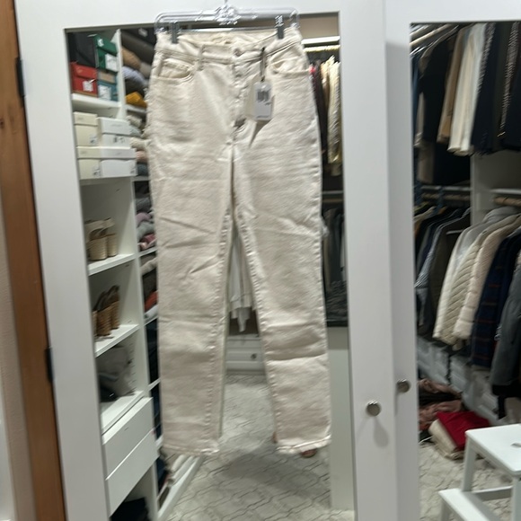 Current/Elliott Cream Jeans - Picture 1 of 1